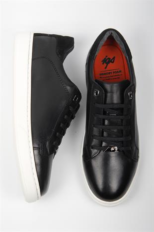 Erkek Siyah Sneaker – Günlük Şık Rahat Taban Ayakkabı