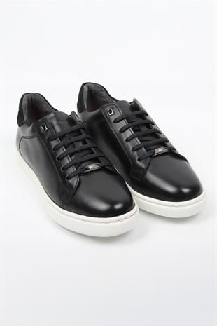 Erkek Siyah Sneaker – Günlük Şık Rahat Taban Ayakkabı