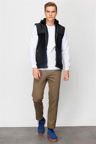 Erkek Siyah   Yelek Polar