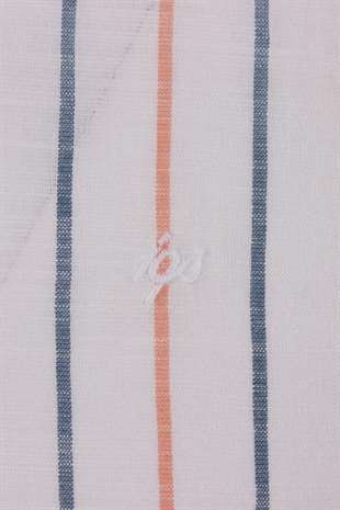  Somon İnce Çizgili Dynamic Fit Uzun Kollu Gömlek