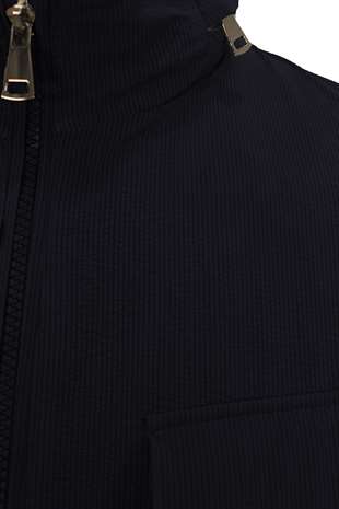 Lacivert Kapüşonlu Erkek Mont – Modern Kesim