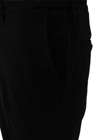 Erkek Siyah Bağcıklı Smart Casual Dynamic Fit Pantolon