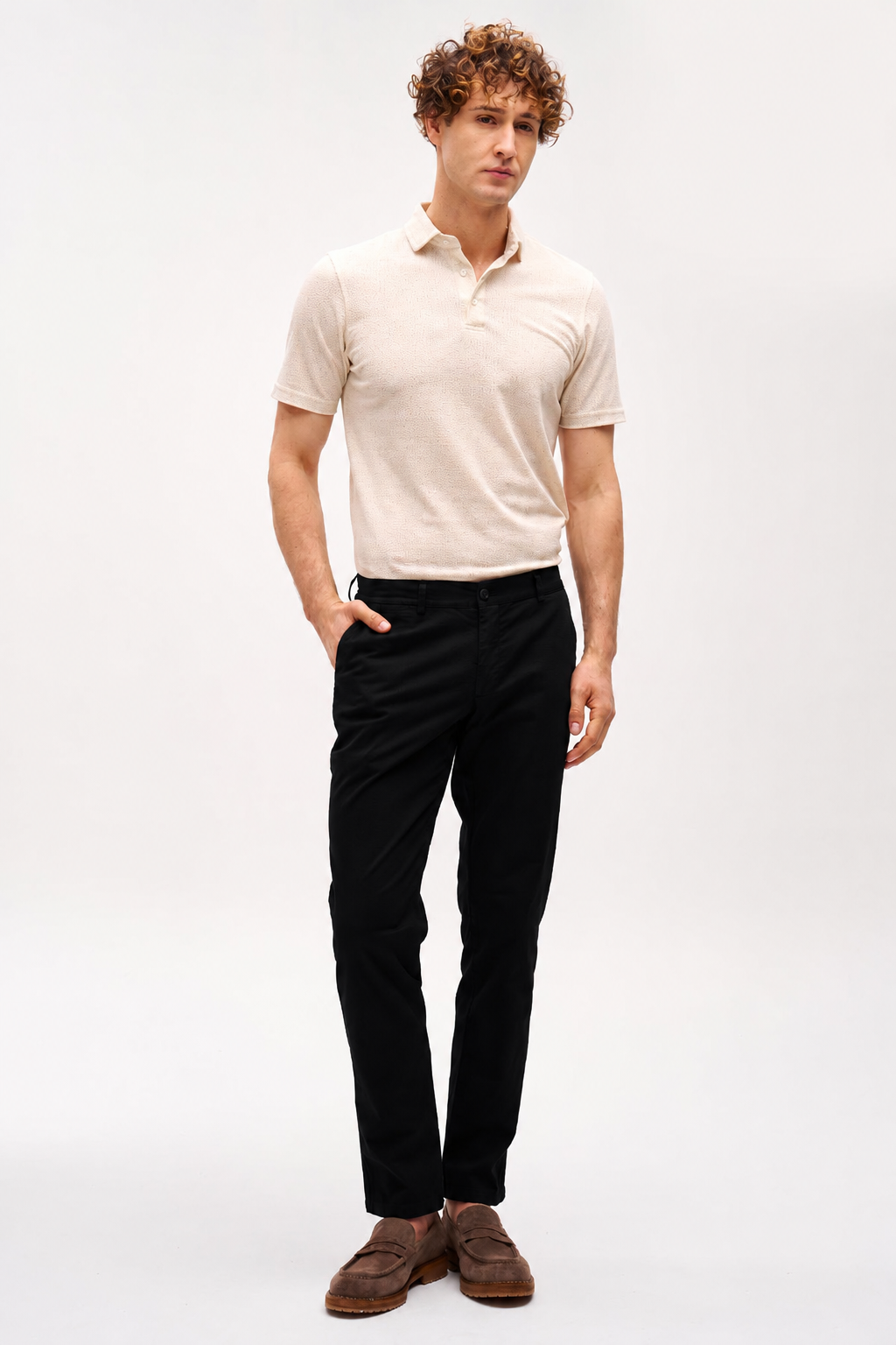 Dynamic Fit Siyah Erkek Pantolon