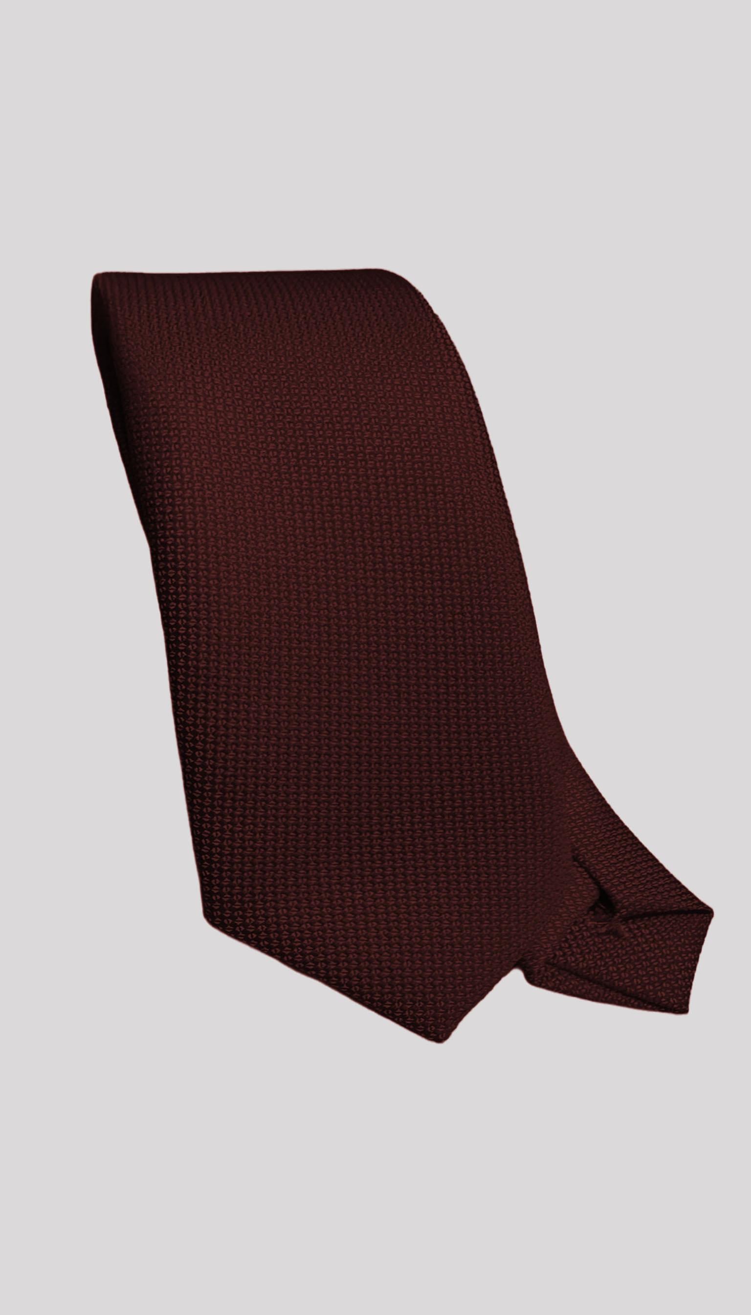 Erkek Bordo   Kravat Mendilli