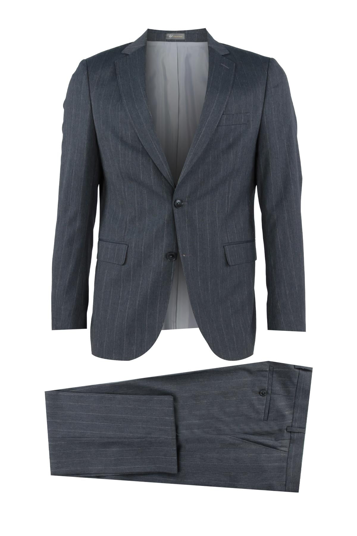 ERKEK GRİ SLIM FIT / DAR KALIP MONO YAKA TAKIM ELBİSE