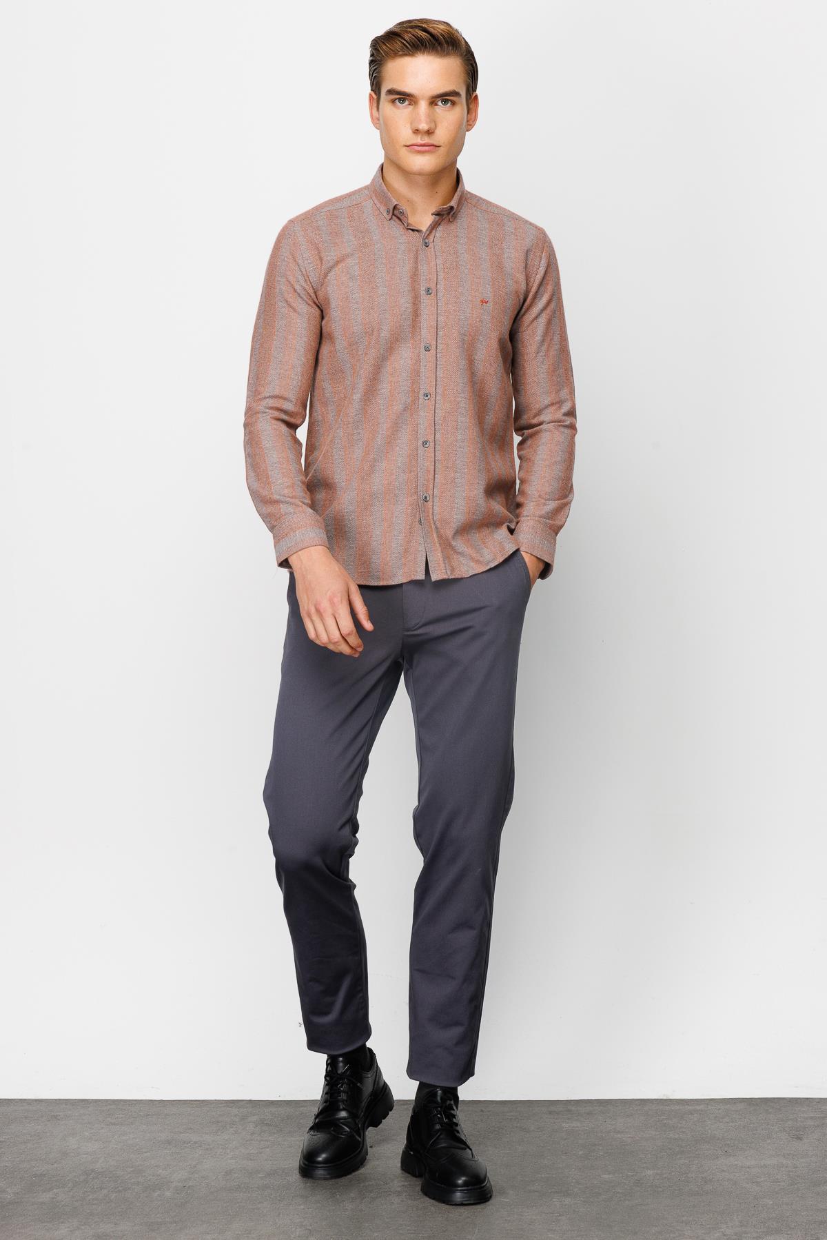 ERKEK KİREMİT DYNAMİCFİT TED BAKER DÜĞMELİ GÖMLEK