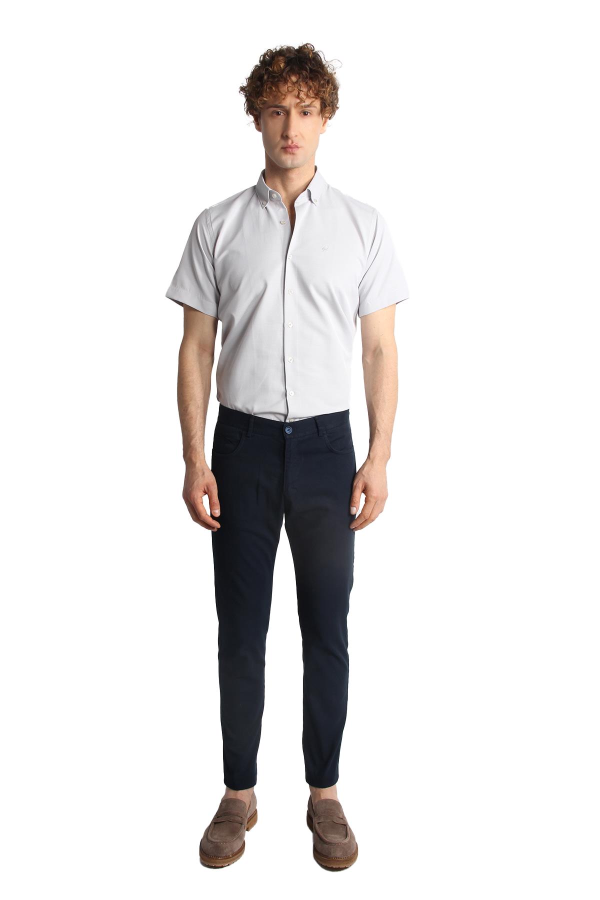 ERKEK LACİVERT SLIM FIT / DAR KALIP STD PANTOLON
