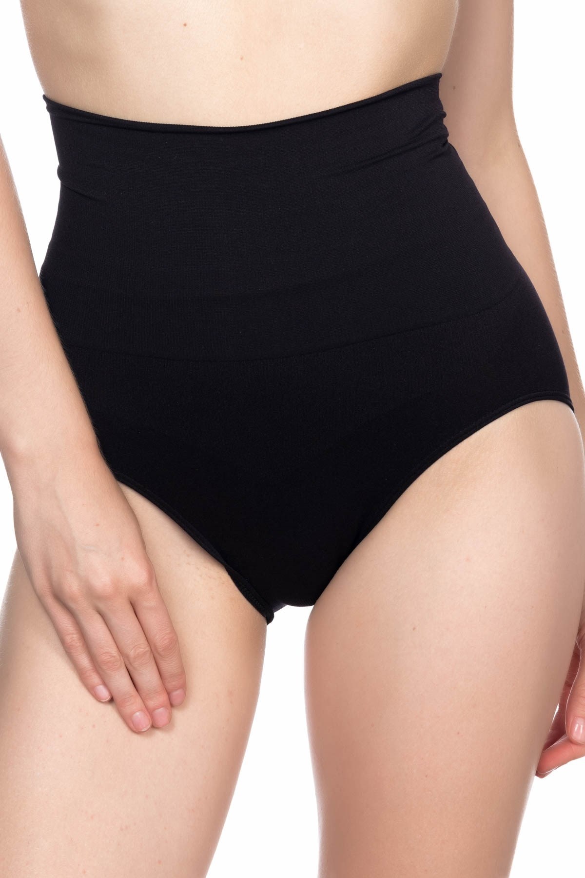 Emay 2200 Dikişsiz Slip Pantolon Korse Siyah