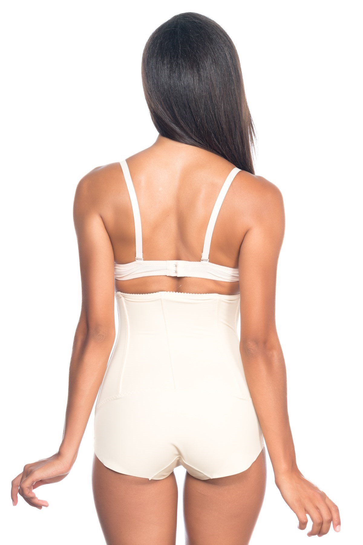 Emay 2824 Balenli Yüksek Bel Slip Korse Ten