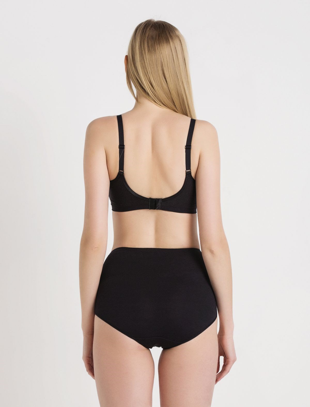 Magic Form 851 Beli Dantelli Yüksek Bel Siyah Hamile Külotu