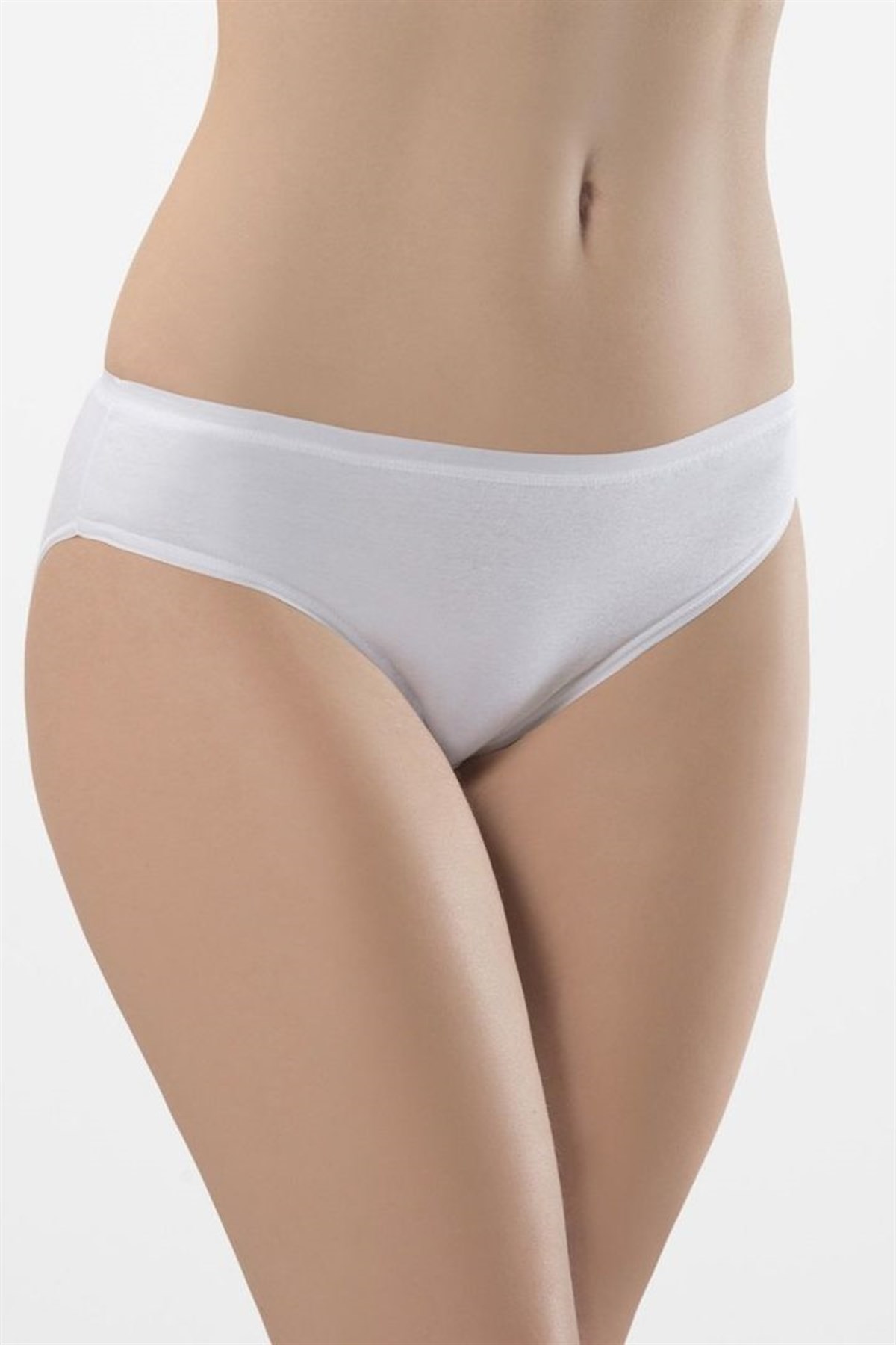 Türen Kadın Beyaz 2li Biyeli Bikini Külot 270