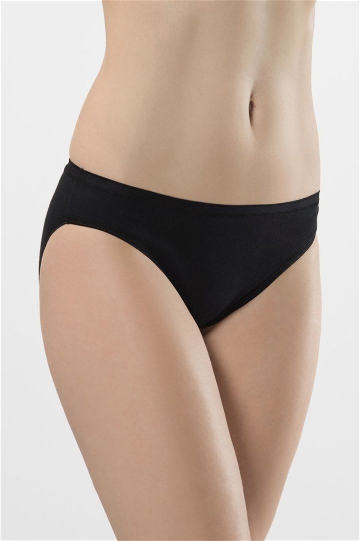 Türen Kadın Siyah 2li Biyeli Bikini Külot 270