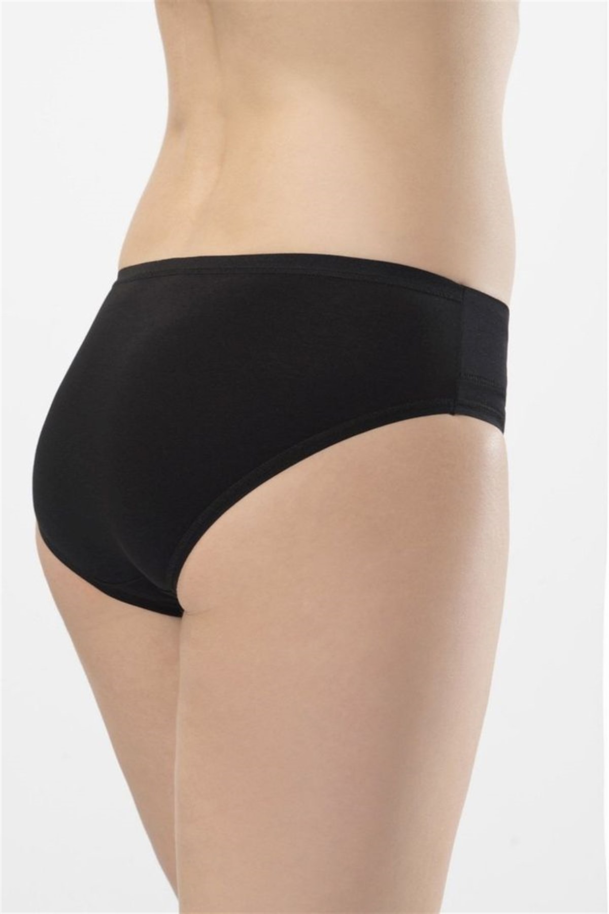 Türen Kadın Siyah 2li Likralı Bikini Külot 955