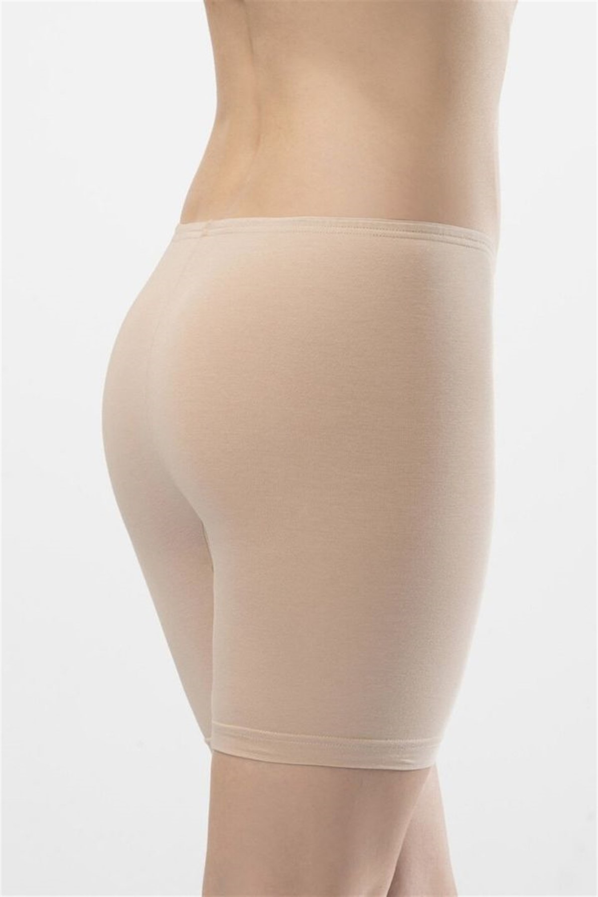 Türen Kadın Ten 2li Likralı Uzun Şort 980