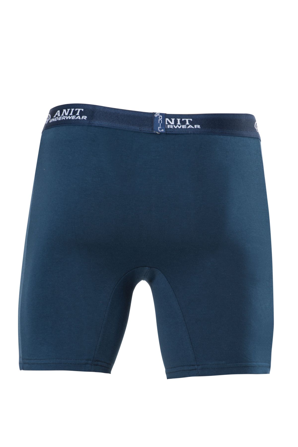 Anıt 1114 Lacivert 3 Adet Likralı Uzun Pamuklu Erkek Boxer