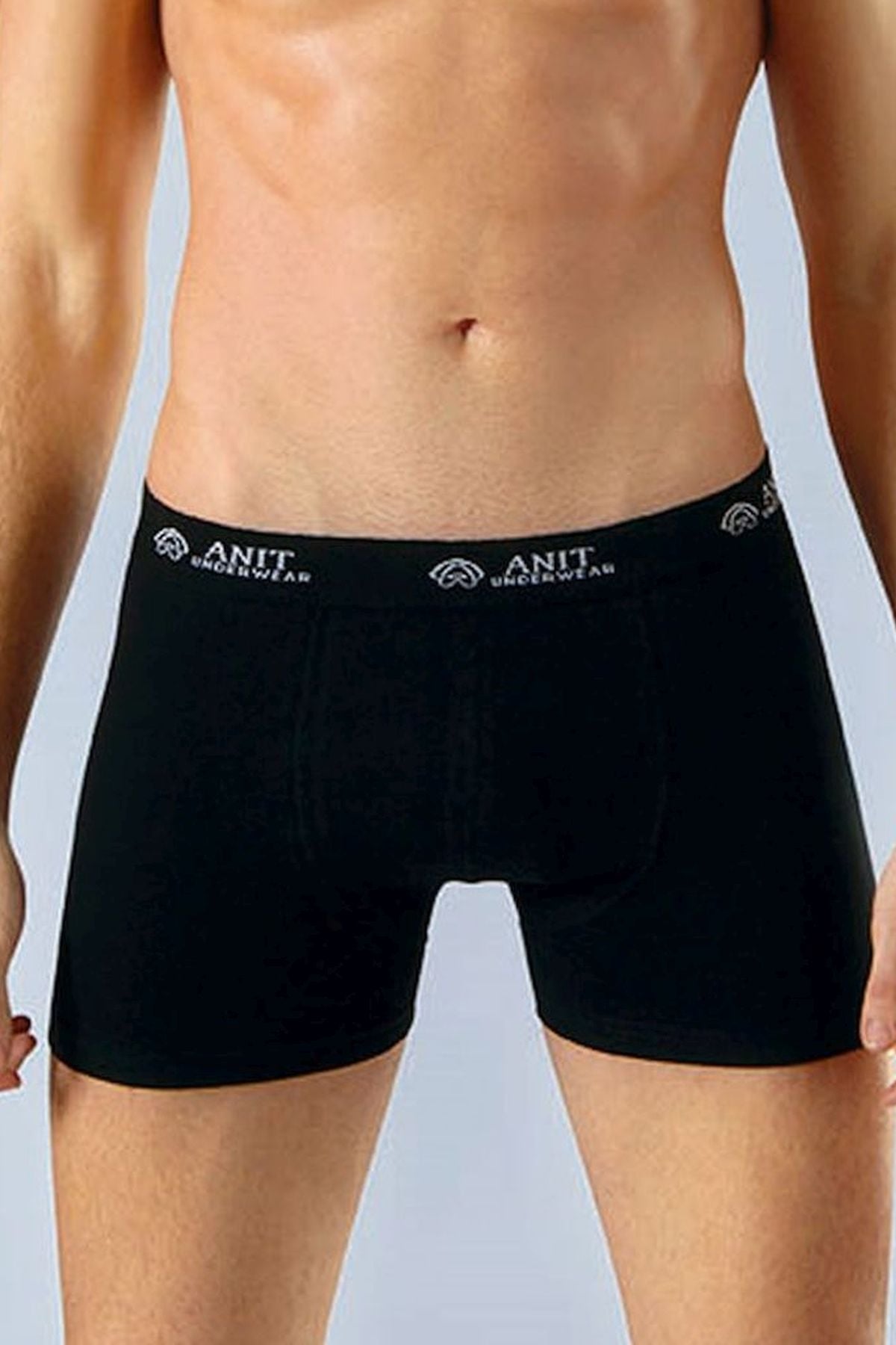 Anıt 1115 Siyah 3 Adet Likralı Pamuklu Erkek BoxerBoxerAnıt Lingerie