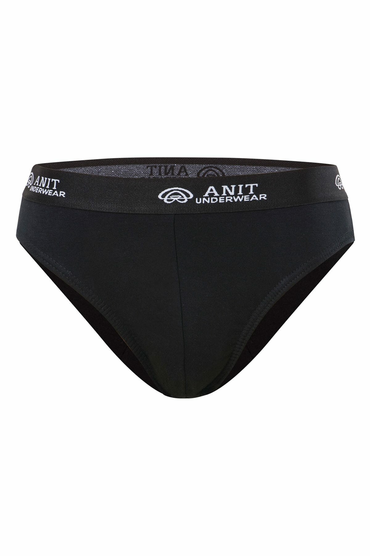 Anıt 1116 Siyah 3 Adet Ribana Pamuklu Erkek Slip KülotSlipAnıt Lingerie