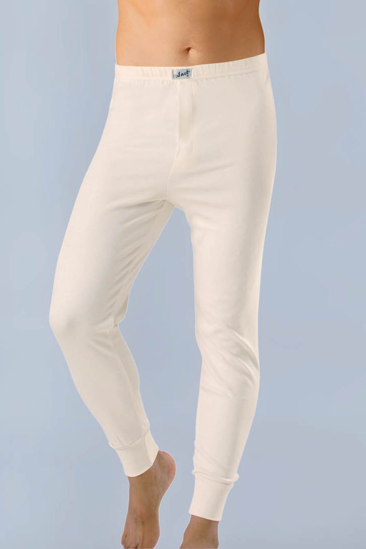 Anıt 1124 Krem İnterlok Pamuklu Erkek İçlik Termal AltTermal AltAnıt Lingerie
