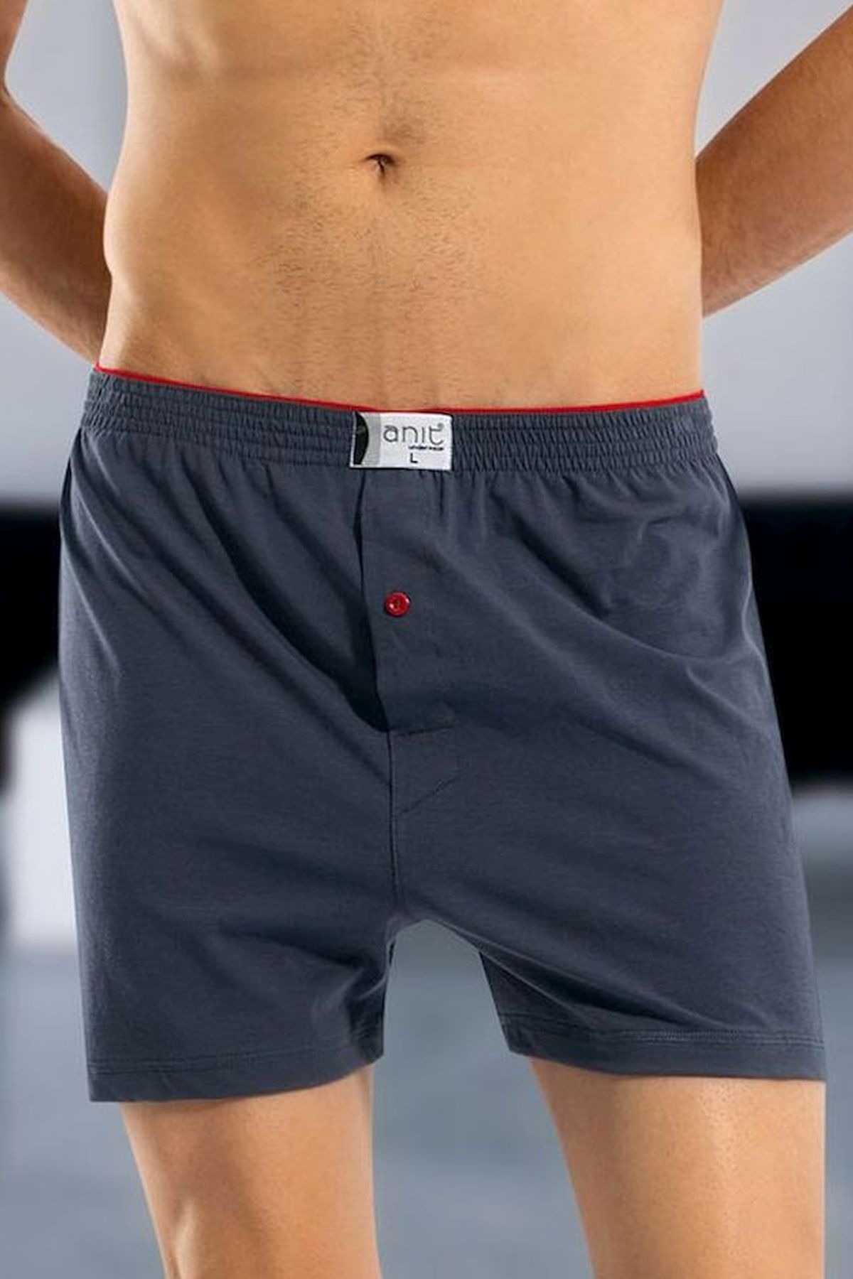 Anıt 1146 Antrasit 3 Adet Pamuklu Erkek BoxerBoxerAnıt Lingerie