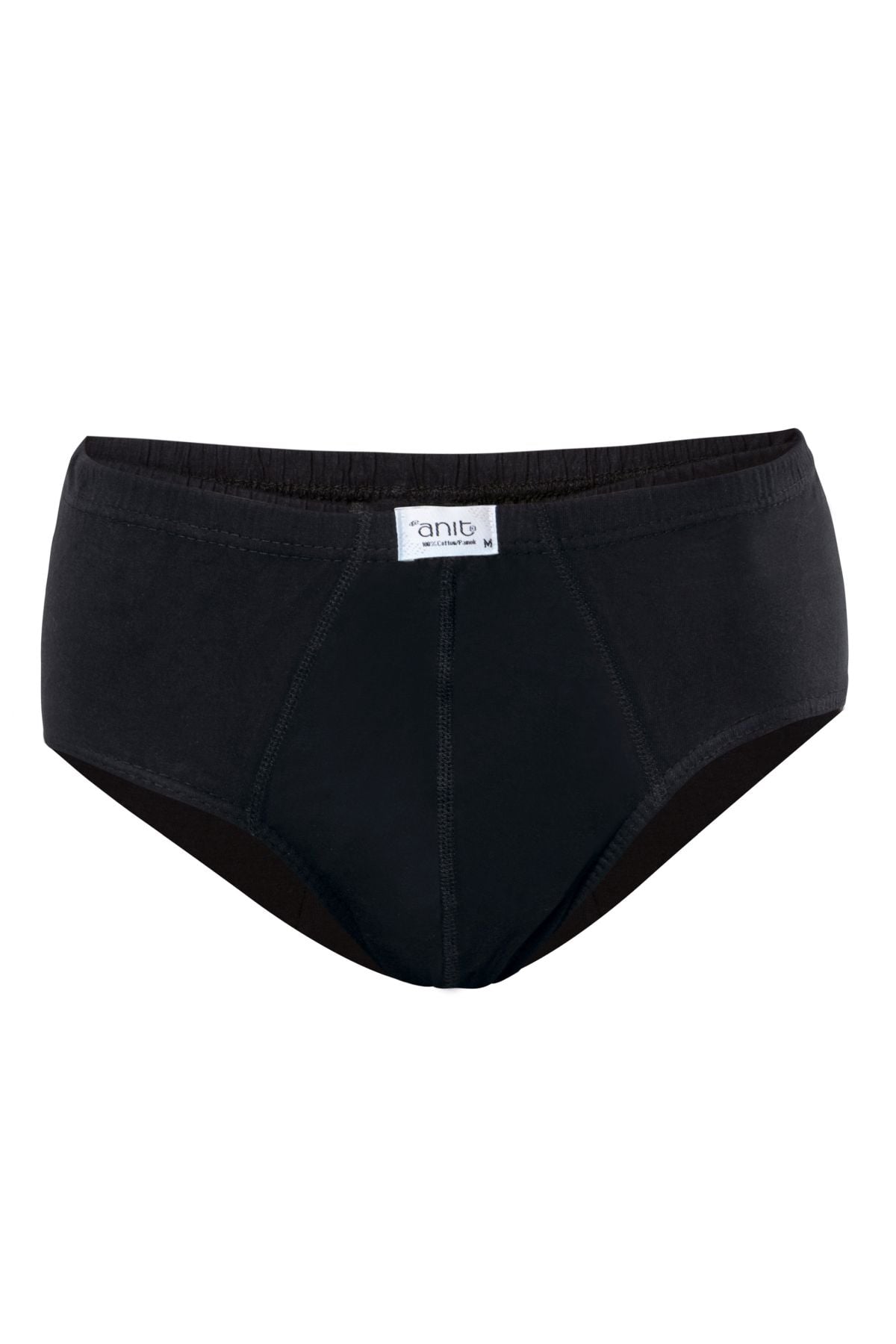 Anıt 1150 Siyah 3 Adet Penye Pamuklu Kom Erkek Slip KülotSlipAnıt Lingerie