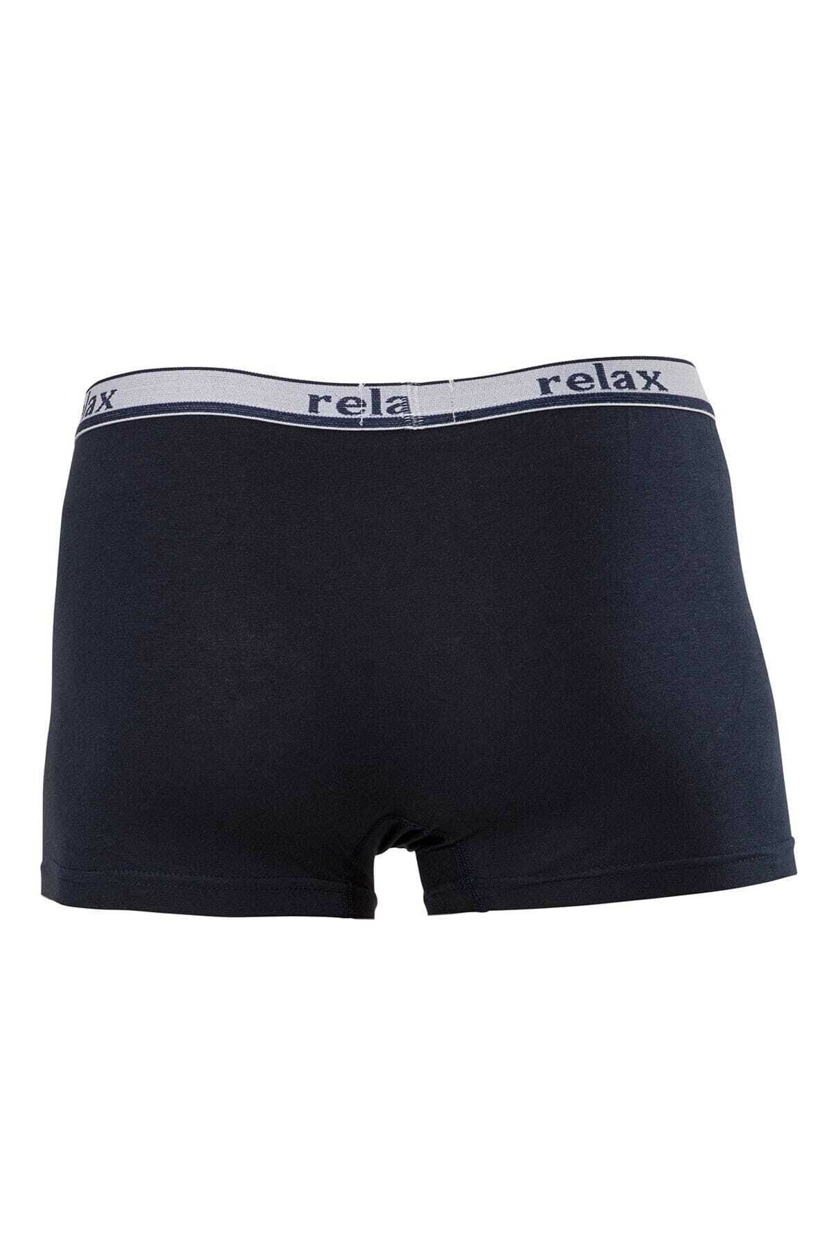 Anıt 1268 Lacivert 3 Adet Relax Pamuklu Esnek Erkek Boxer