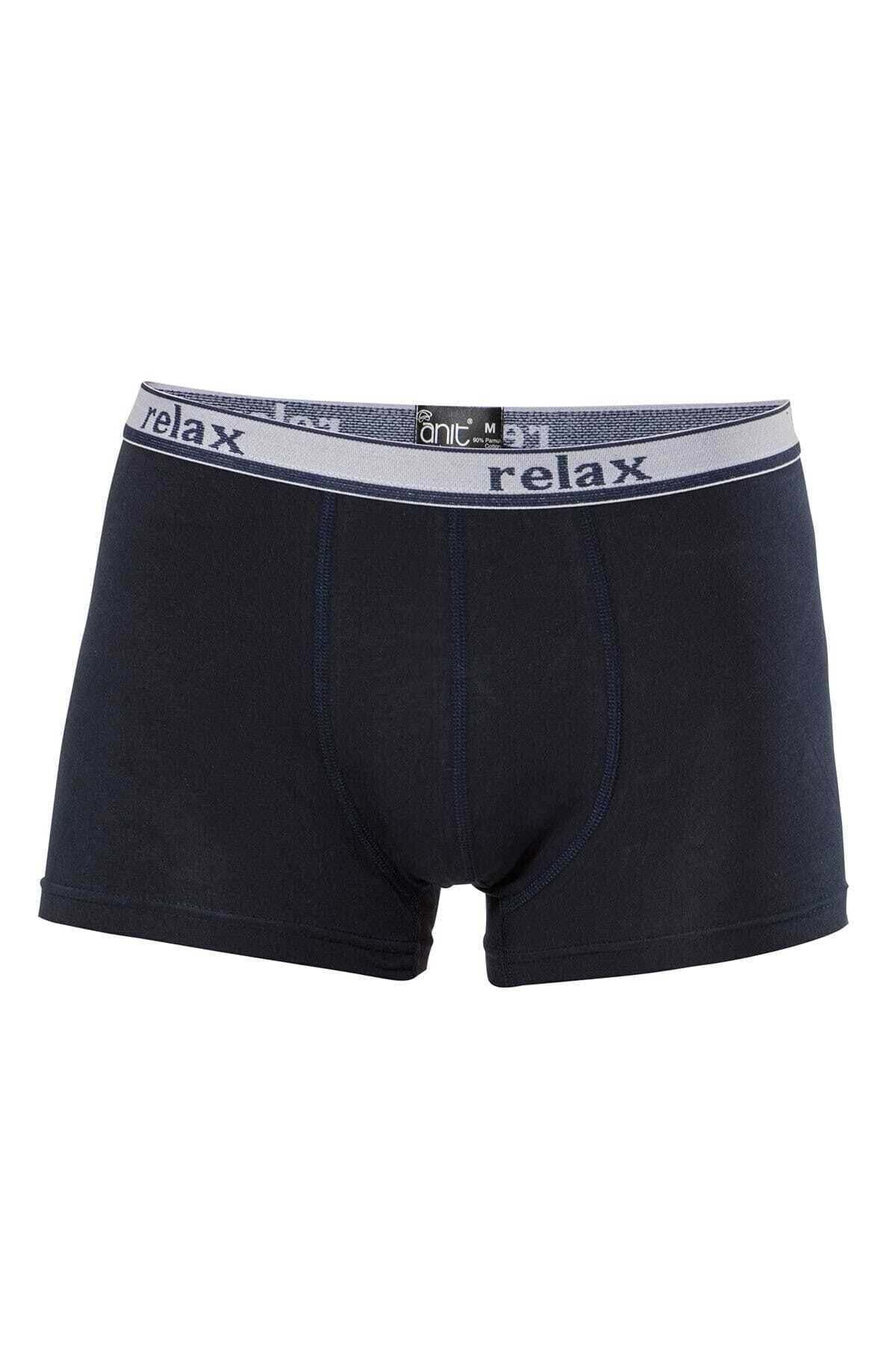 Anıt 1268 Lacivert 3 Adet Relax Pamuklu Esnek Erkek Boxer