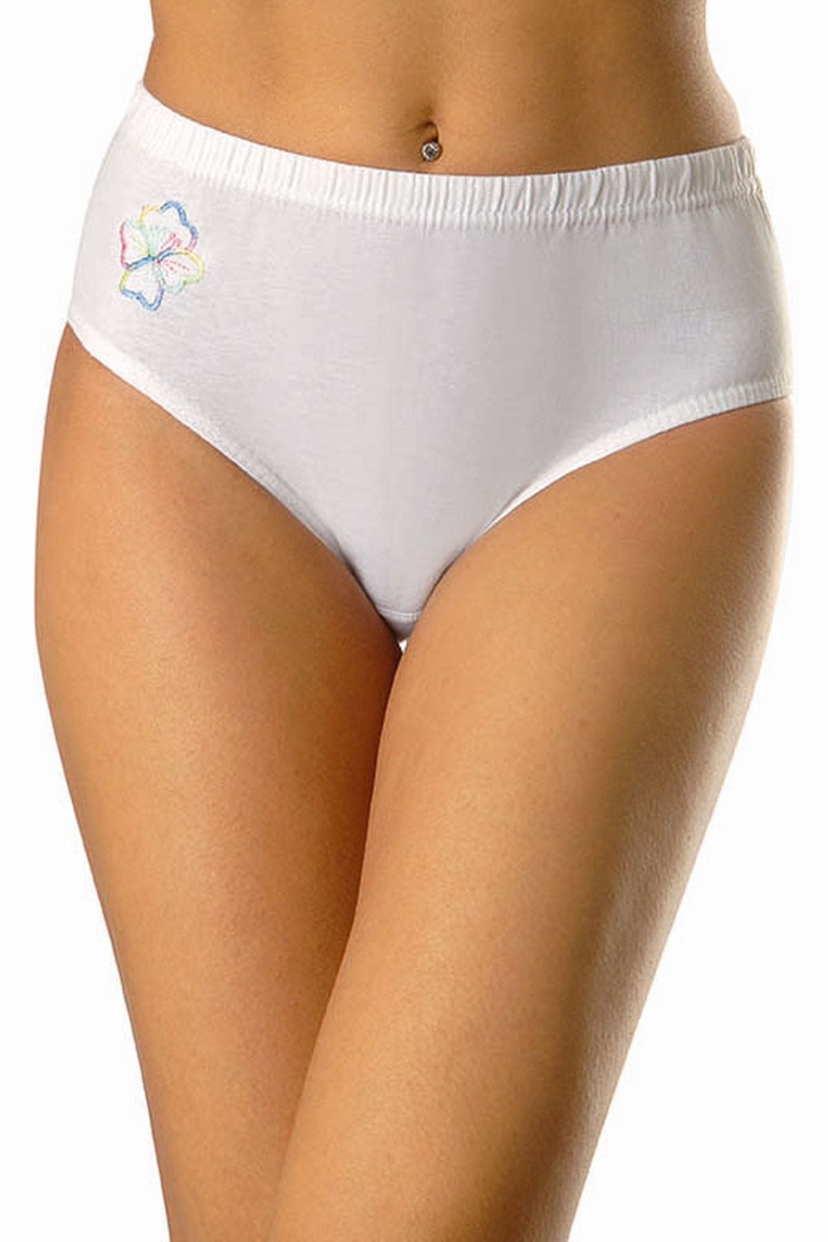 Anıt 3127 Kadın Beyaz 12 Adet Pamuklu Kom Penye KülotPamuklu KülotAnıt Lingerie