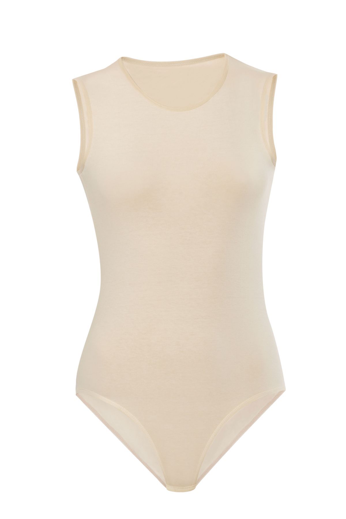 Anıt 4759 Kadın Ten Likralı 0 Yaka Sıfır Kol BodyKadın BodyAnıt Lingerie
