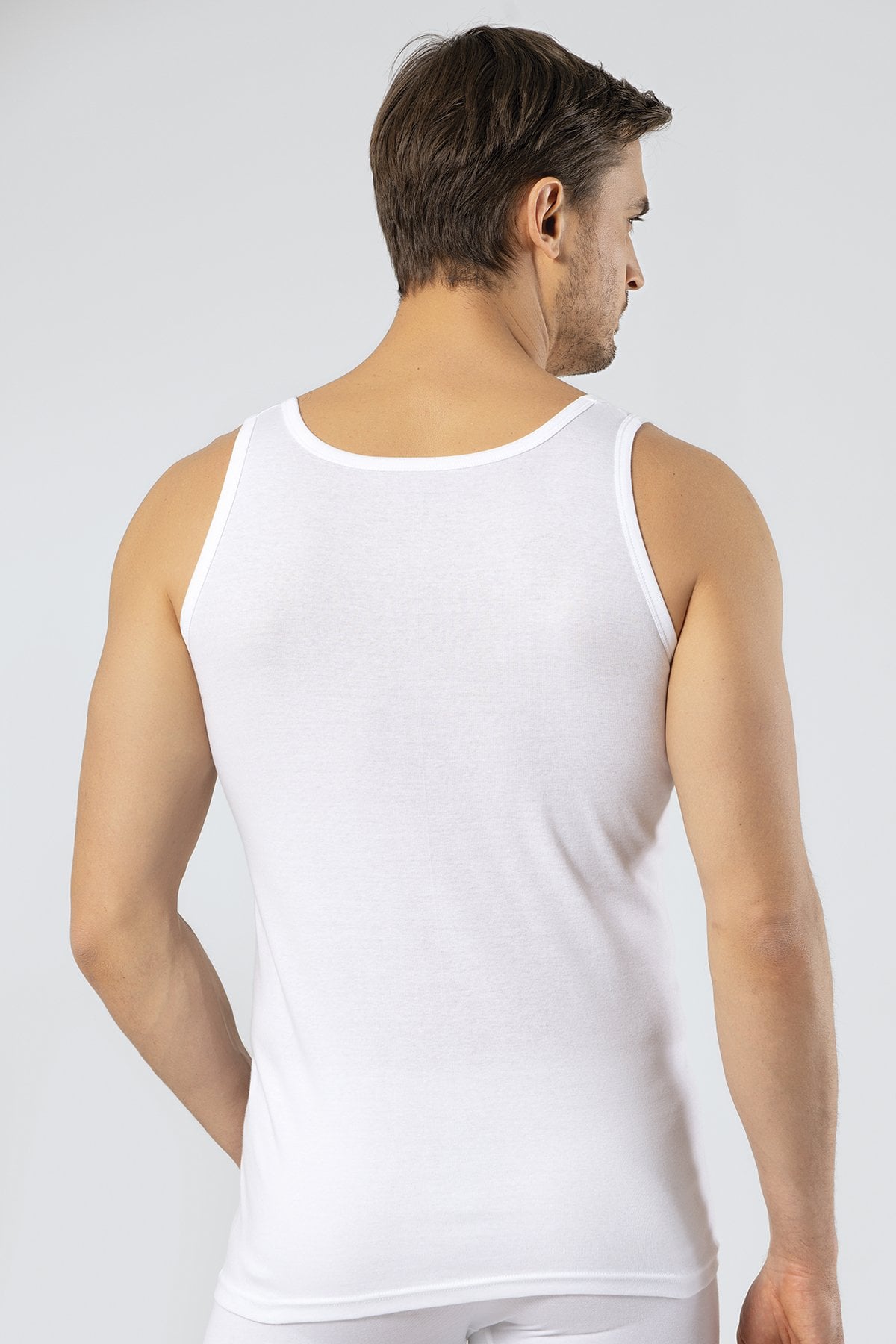 Cacharel 1205 Beyaz Ribana Erkek Atlet
