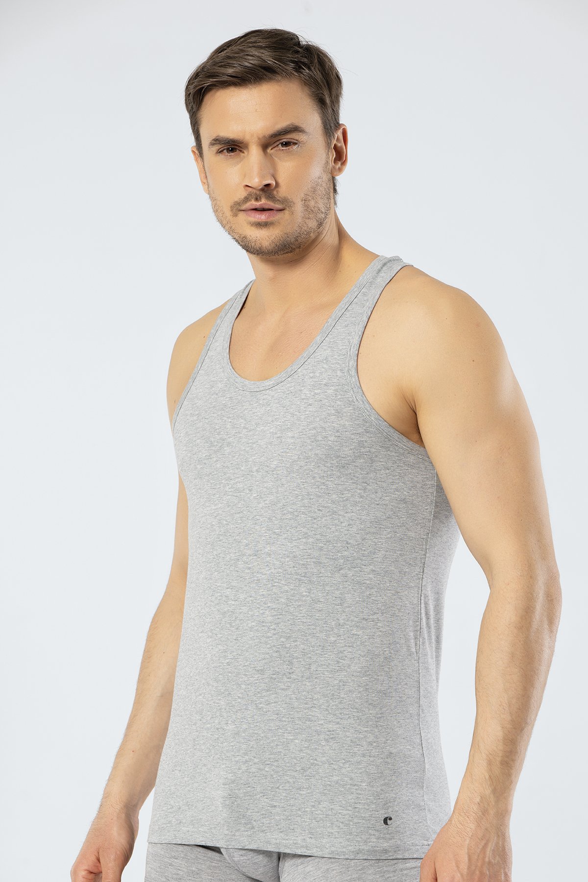 Cacharel 1302 Gri Melanj Erkek Spor Atlet