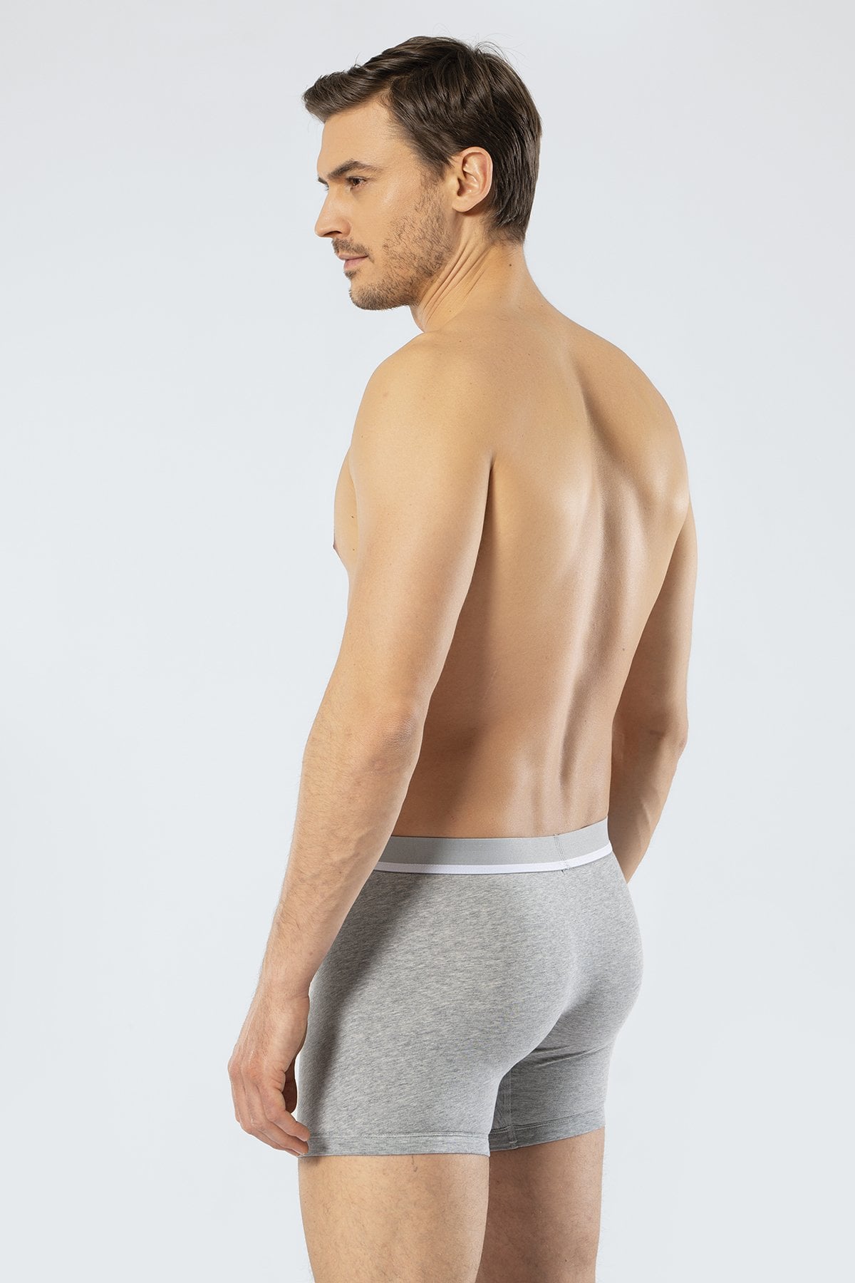 Cacharel 1313 Gri Melanj Erkek Boxer