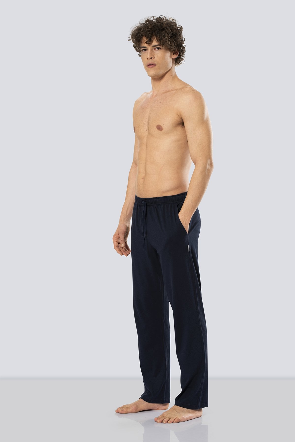 Cacharel 2171 Lacivert Erkek Modal Pantolon Tek Alt
