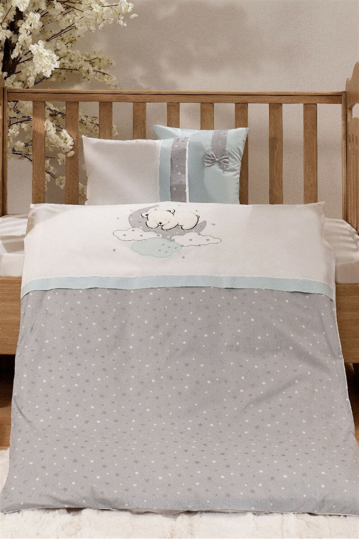Fabu Bebe 9400 Mint Baby Bear Bebek Nevresim TakımıBebek Nevresim TakımıFabu Bebe