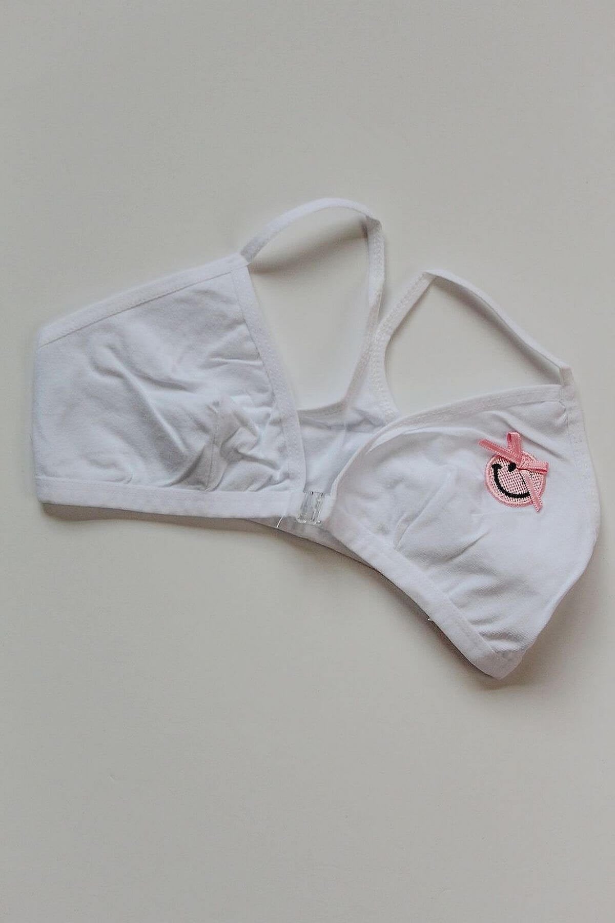 Kız Çocuk Pamuklu Klipsli Beyaz SütyenKız Çocuk SütyenAnıt Lingerie