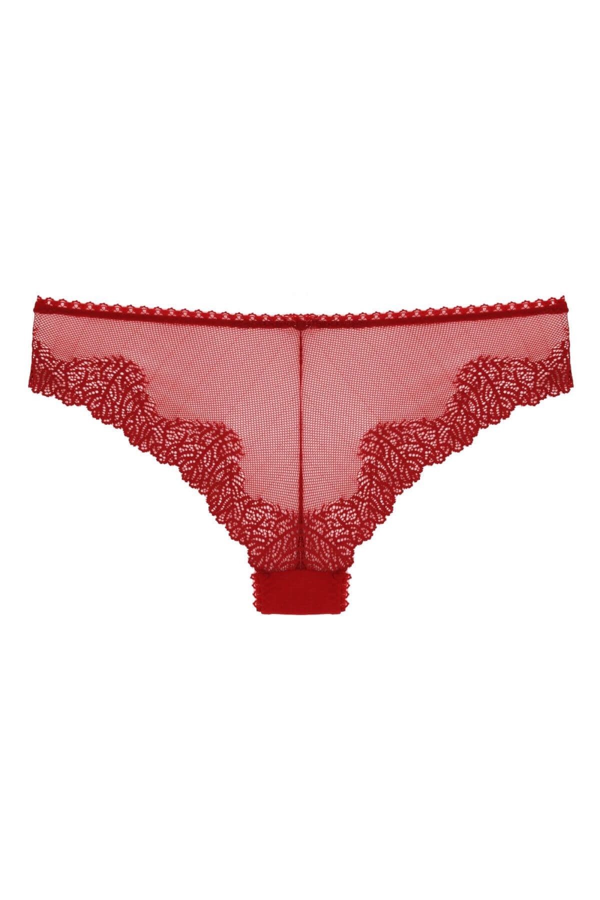 Magic Form 312 Kadın Kırmızı Arkası Dantelli Normal Külot