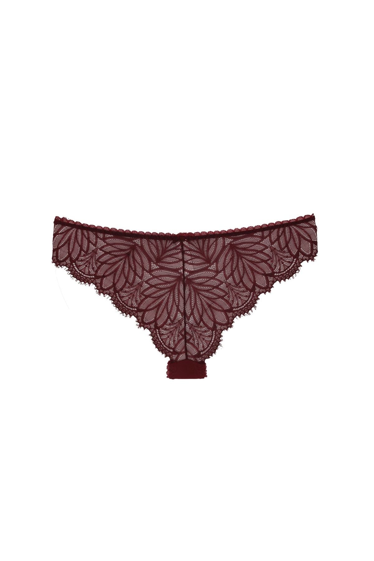 Magic Form 385 Kadın Bordo Önü Kumaş,Arkası Dantel Normal Külot