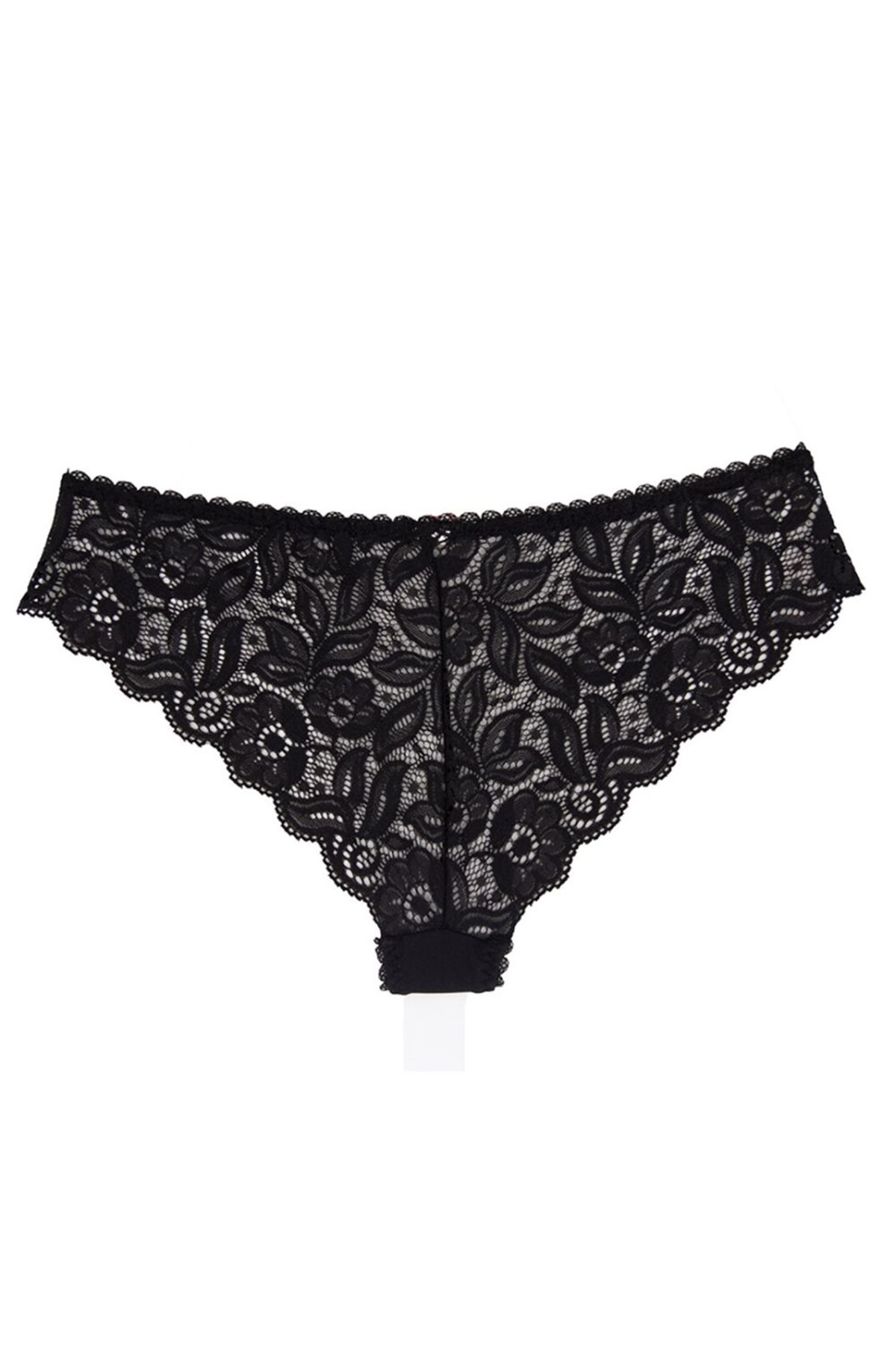 Magic Form 417 Kadın Siyah Dantelli Kumaş Detaylı Külot