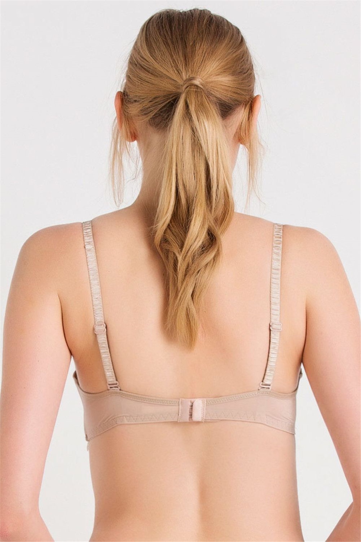 Magic Form 4592 Kadın Vizon Brode Dantelli Çıkarılabilir Dolgulu Süngerli Push-Up Sütyen