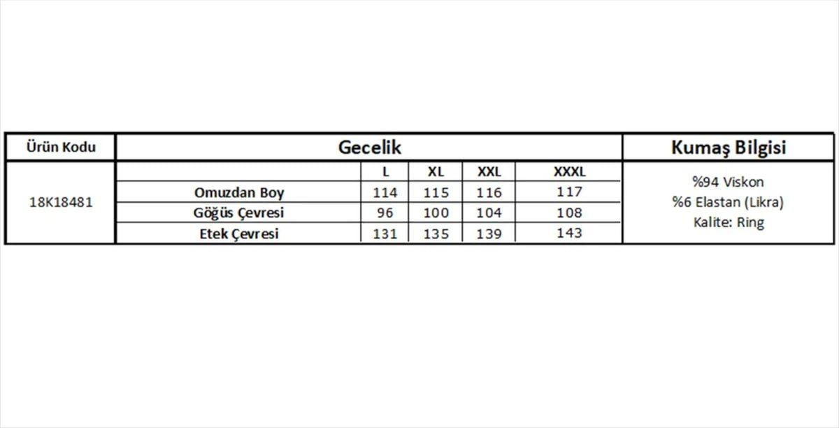 Monamise Kadın Kırmızı Dantelli Yakası Düğmeli Gecelik 18481