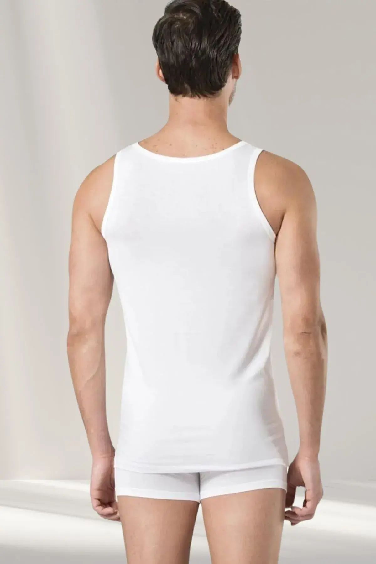 Pierre Cardin 140 Erkek Beyaz Penye 2Li Modal Atlet Boxer Takım