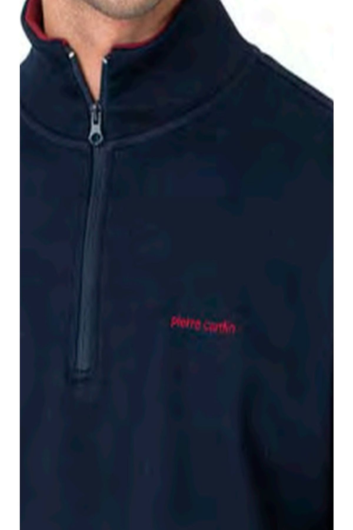 Pierre Cardin 6116 Erkek Lacivert Uzun Kollu Yakası Fermuarlı Eşofman Takımı