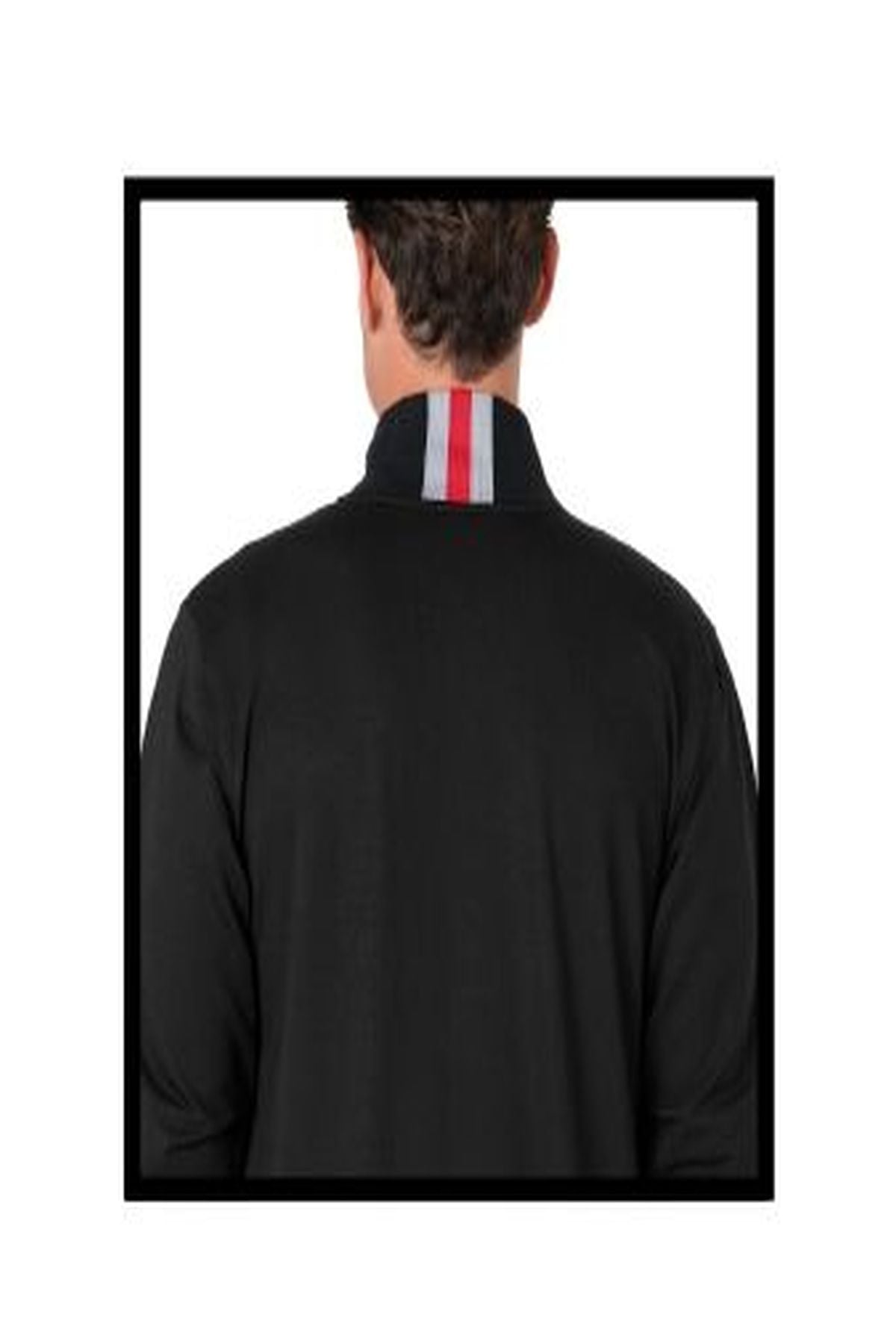 Pierre Cardin 7125 Erkek Siyah Uzun Kollu Dik Yaka Eşofman Takımı