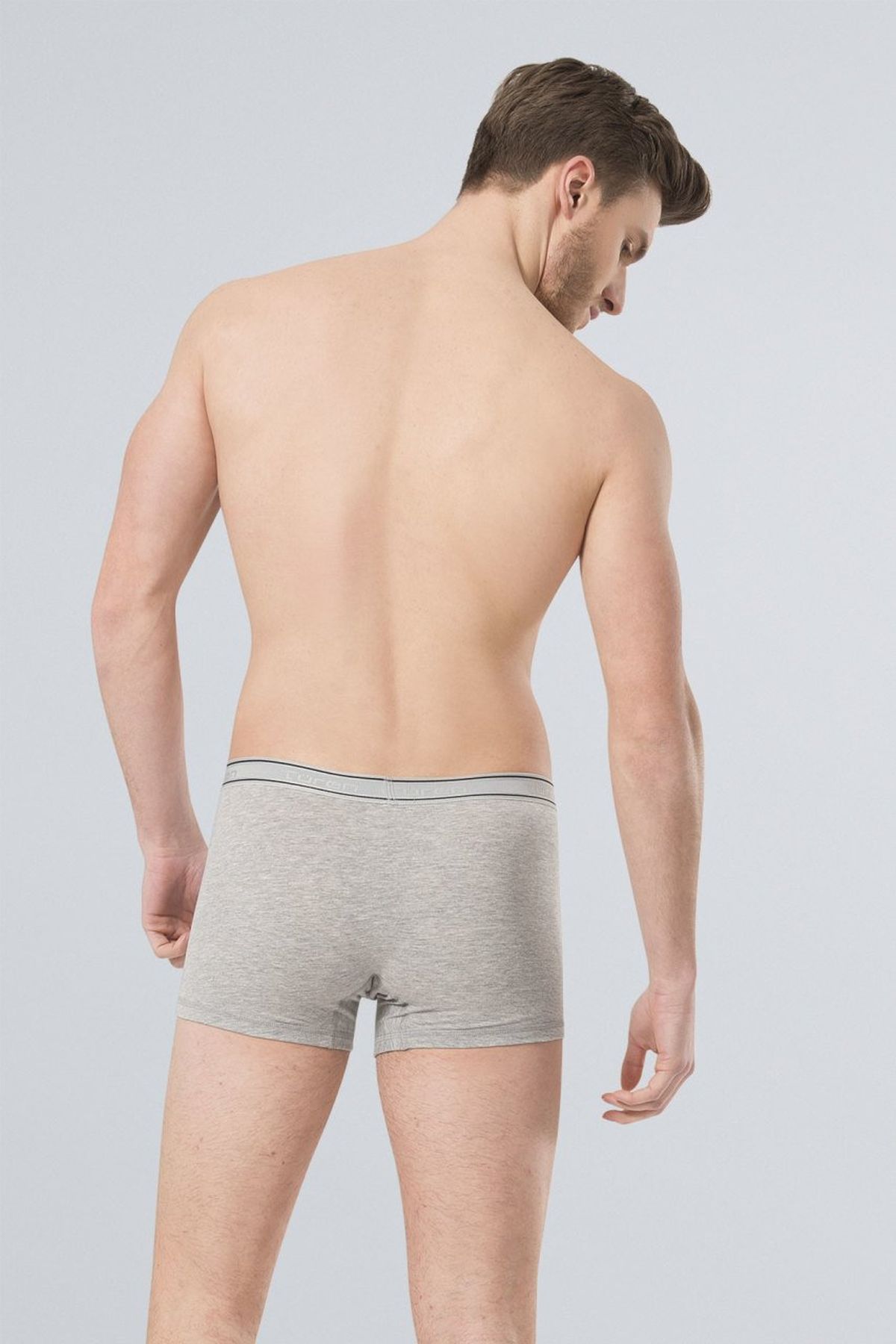Türen 165 Gri Erkek Likralı Boxer