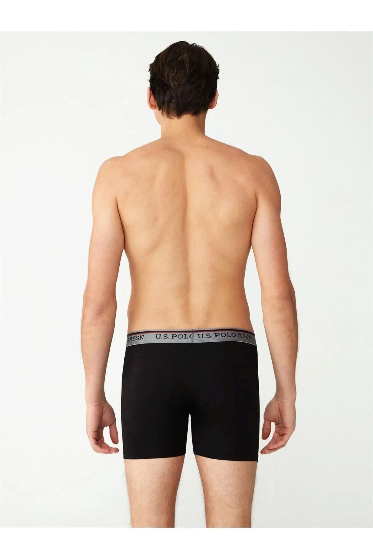 U.S. Polo Assn. 80482 Erkek Siyah Modal Tekli Boxer