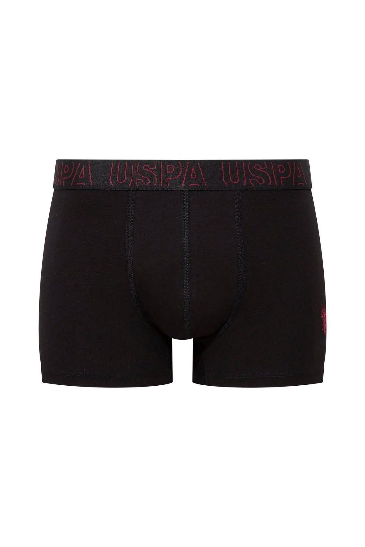 U.S. Polo Assn. 80518 Erkek Antrasit-Siyah-Lacivert Modal 3 Lü Boxer