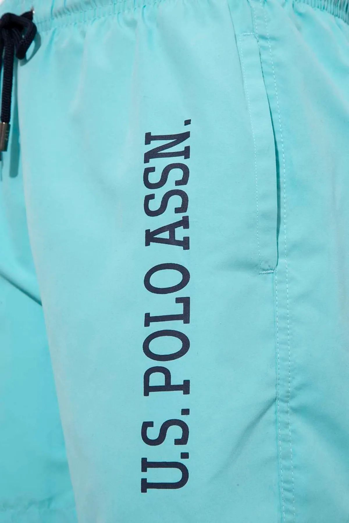U.S. Polo Assn. 21005 Mint Cepli Orta Boy Erkek Deniz Şortu