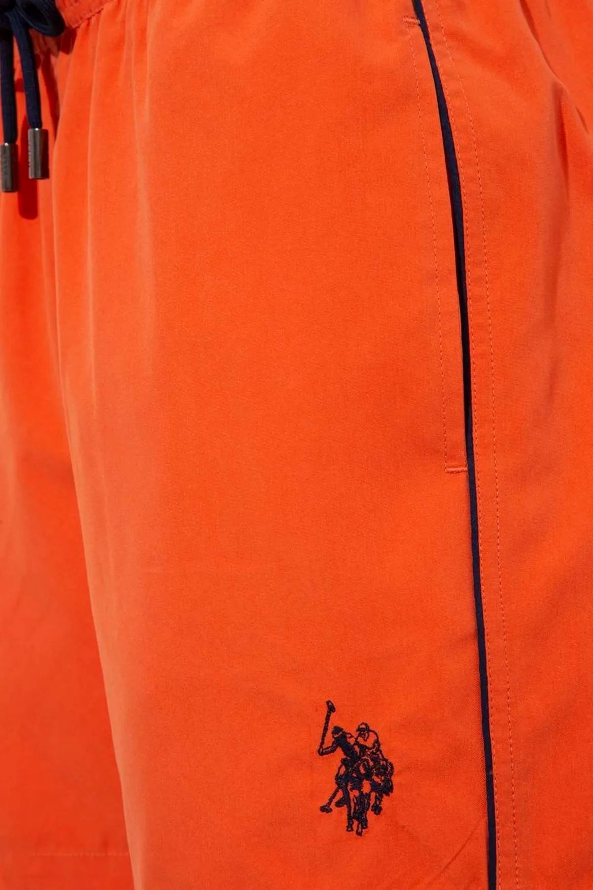 U.S. Polo Assn. 22002 Turuncu Cepli Orta Boy Erkek Deniz Şortu