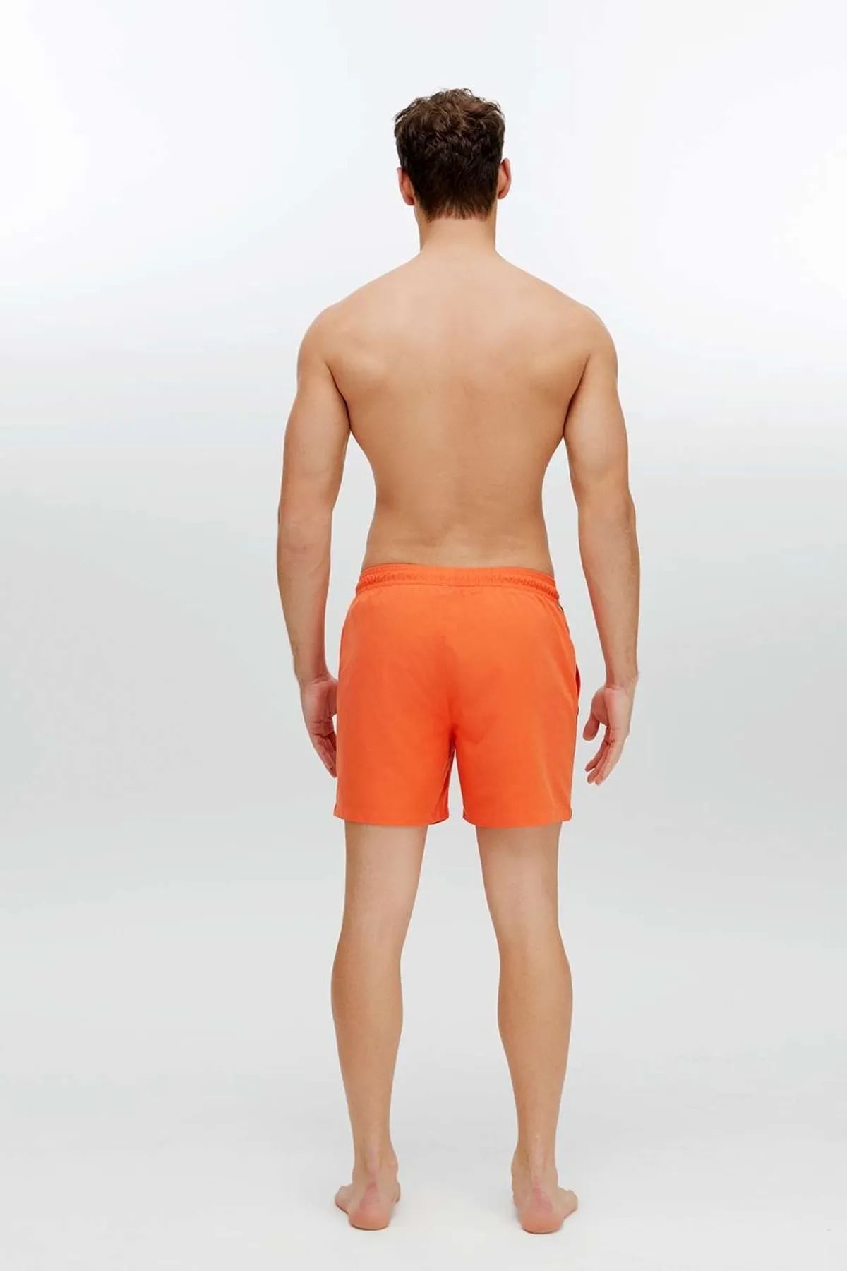 U.S. Polo Assn. 22002 Turuncu Cepli Orta Boy Erkek Deniz Şortu