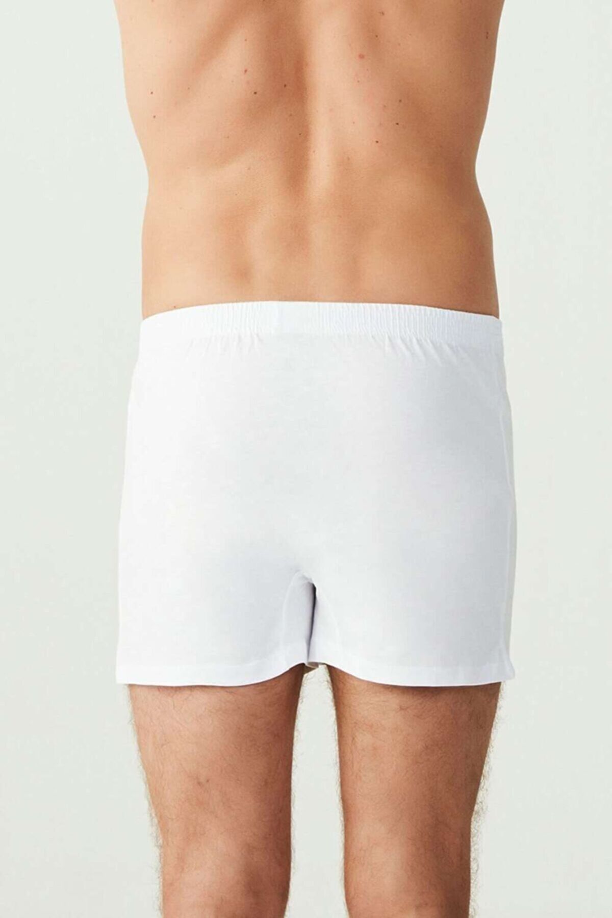 U.S. Polo Assn. 80054 Erkek Beyaz Pamuk Boxer Şort