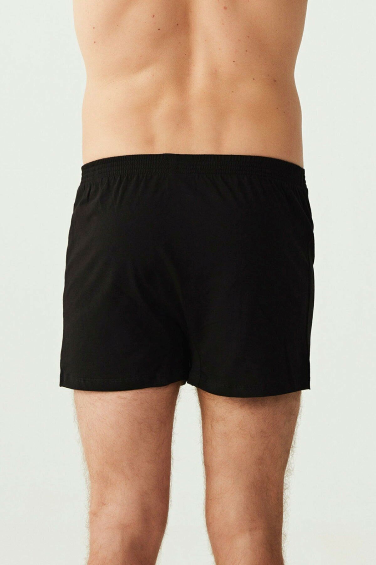 U.S. Polo Assn. 80054 Erkek Siyah Pamuk Boxer Şort